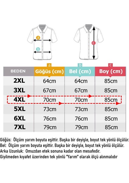 Erkek Büyük Beden Battal Boy Pamuklu Kısa Kol Gömlek indirimleri