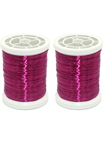 Bakır Tel 2 Adet No:36 Fuşya 200 gr 300 mt