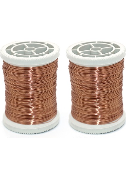 Bakır Tel 2 Adet No:20 Bakır Rengi 200 gr 300 mt