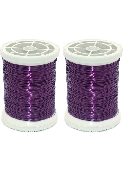 Bakır Tel 2 Adet No:1 Mor 200 gr 300 mt