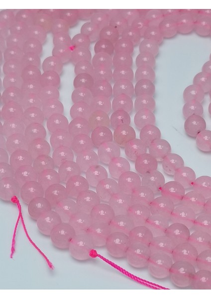 Pembe Kuvars Doğal Taş Dizisi 8mm