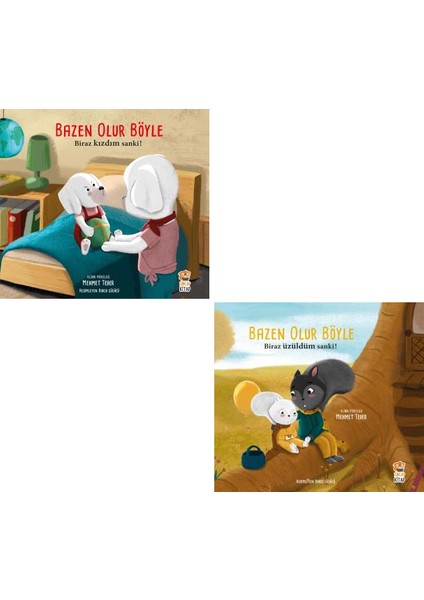 Bazen Olur Böyle 2 Kitap Set / Biraz Kızdım Sanki - Biraz Üzüldüm Sanki Interaktif Kitaplar