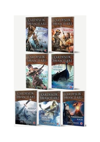 Kardeşlik Savaşçıları Serisi 8 Kitap Set / John Flanagan
