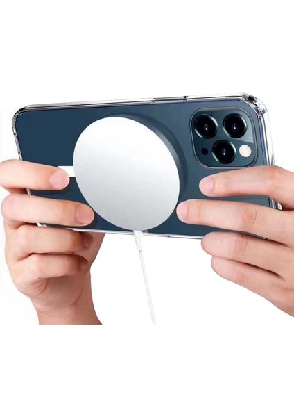 iPhone Xs Kılıf Magsafe Şeffaf Silikon - Şeffaf modelleri