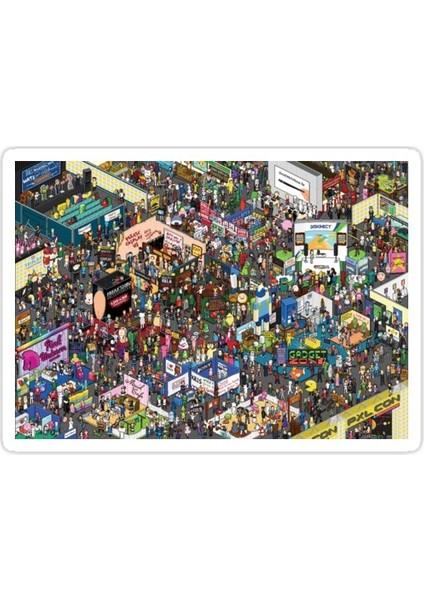 Waldo Sticker Araba Oto Arma Duvar Sticker Ev Dekoratif Çıkartma 15 Cm