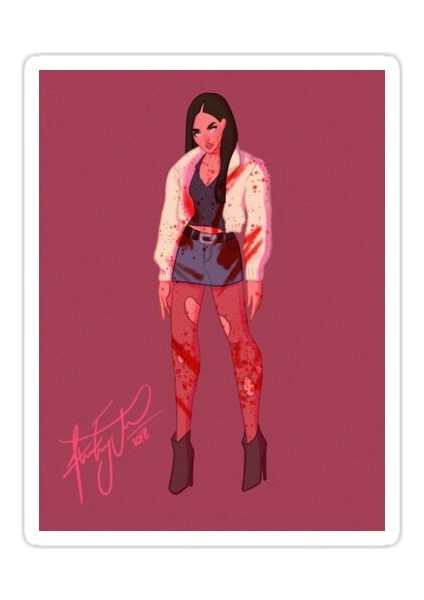 Jennifer'ın Vücut Sticker Araba Oto Arma Duvar Sticker Ev Dekoratif Çıkartma 15 Cm