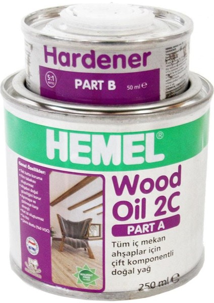 WOOD OİL 2C-SET YAĞ İÇ MEKAN 0,30 LT