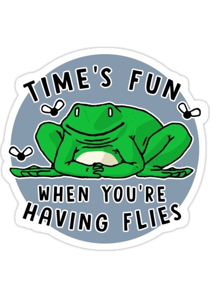 Zamanın Eğlenceli Sticker Araba Oto Arma Duvar Sticker Ev Dekoratif Çıkartma 15 Cm