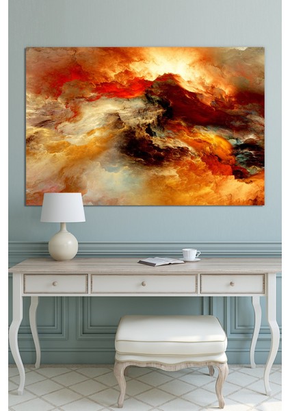 Bulutların Muhteşem Görüntüsü Dekoratif Kanvas Tablo 80 x 140 cm