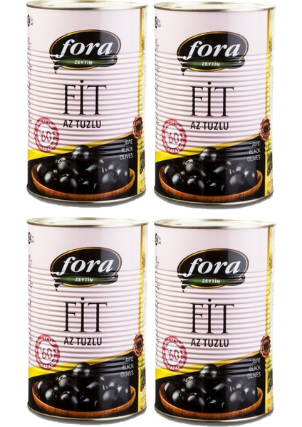 Az Tuzlu Fit Light Zeytin 4 'lü 720 gr 141-180 Ad/kg