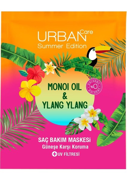 Summer - Monoi Yağı & Ylang Ylang Duş Öncesi Onarıcı Saç Bakım Maskesi - Vegan - 50 ml fiyatları