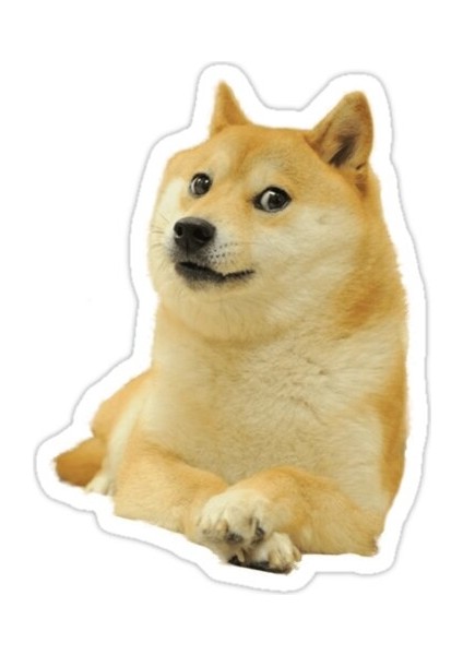 Doge Sticker Araba Oto Arma Duvar Sticker Ev Dekoratif Çıkartma 15 Cm