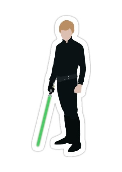 Luke S. Sticker Araba Oto Arma Duvar Sticker Ev Dekoratif Çıkartma 15 Cm