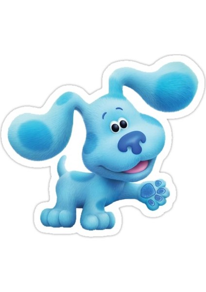 Blue's Clue'nun Sticker Araba Oto Arma Duvar Sticker Ev Dekoratif Çıkartma 15 Cm