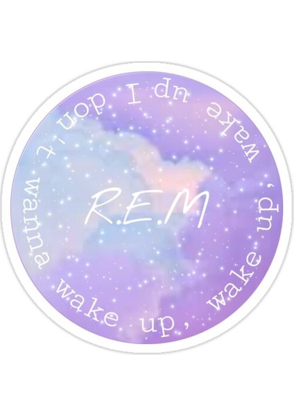 Rem, Uyan Sticker Araba Oto Arma Duvar Sticker Ev Dekoratif Çıkartma 15 Cm