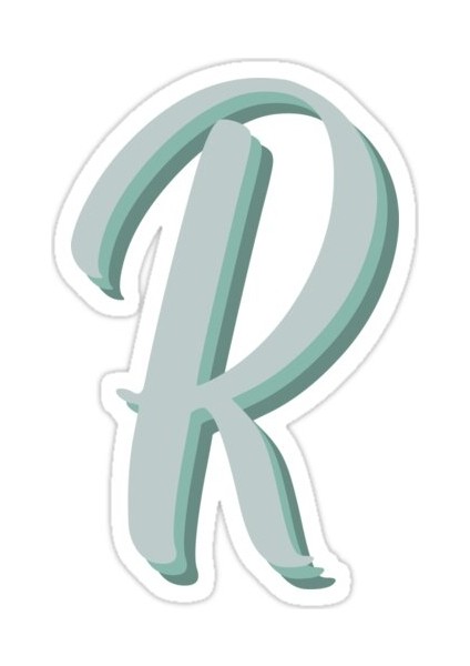 R Sticker Araba Oto Arma Duvar Sticker Ev Dekoratif Çıkartma 15 Cm