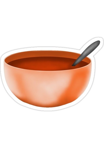 Domates Çorbası Sticker Araba Oto Arma Duvar Sticker Ev Dekoratif Çıkartma 15 Cm