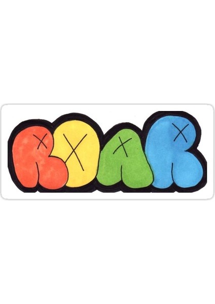 Roar Sticker Araba Oto Arma Duvar Sticker Ev Dekoratif Çıkartma 15 Cm