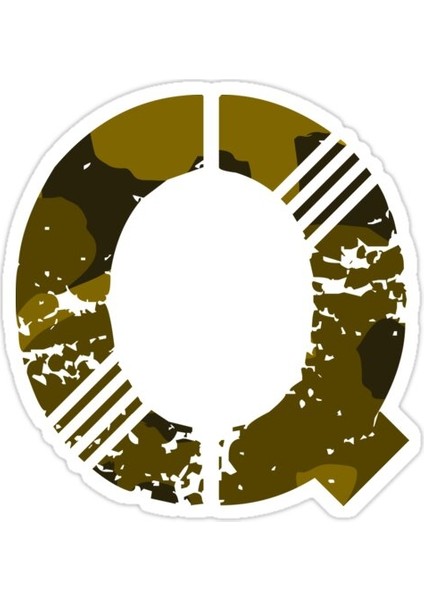 Q Harfi Sticker Araba Oto Arma Duvar Sticker Ev Dekoratif Çıkartma 15 Cm
