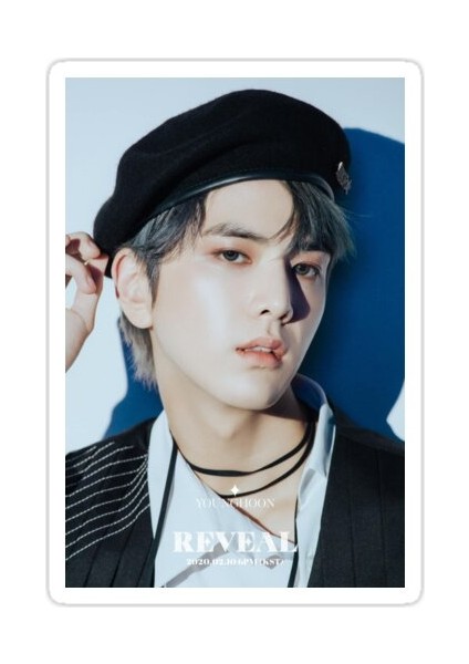 Boyz Younghoon Sticker Araba Oto Arma Duvar Sticker Ev Dekoratif Çıkartma 15 Cm