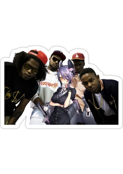 Kancolle Hippi Sticker Araba Oto Arma Duvar Sticker Ev Dekoratif Çıkartma 15 Cm