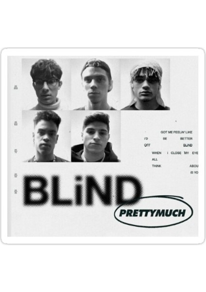 Prettymuch- Kör Sticker Araba Oto Arma Duvar Sticker Ev Dekoratif Çıkartma 15 Cm