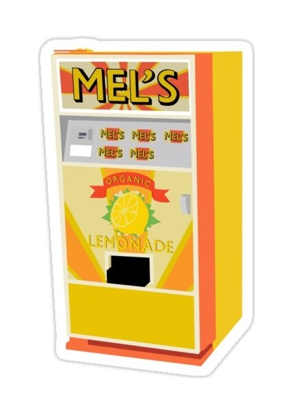 Limonata Ağızdan Mel'in Limonata Sticker Araba Oto Arma Duvar Sticker Ev Dekoratif Çıkartma 15 Cm