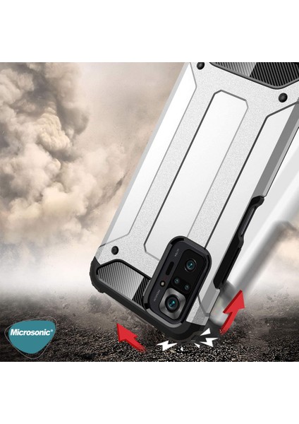 Xiaomi Redmi Note 10 Pro Kılıf Rugged Armor Gold