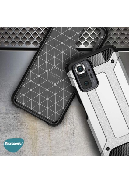 Xiaomi Redmi Note 10 Pro Kılıf Rugged Armor Gold