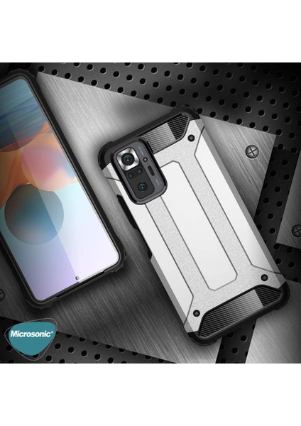 Xiaomi Redmi Note 10 Pro Kılıf Rugged Armor Gold
