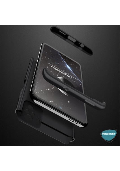 Xiaomi Redmi Note 10 Kılıf Double Dip 360 Protective Rose Gold