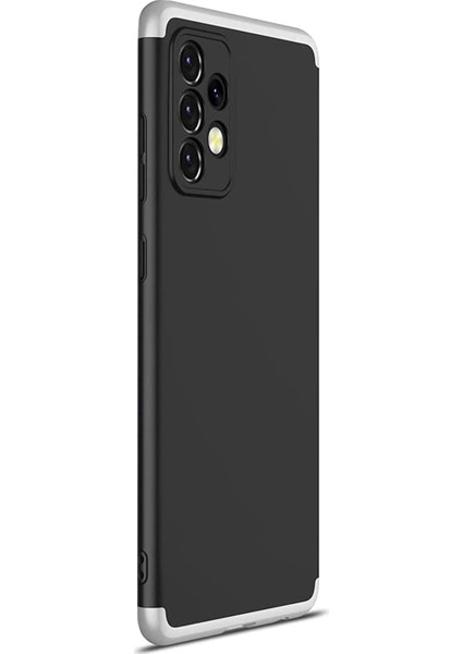 Samsung Galaxy A52 Kılıf Double Dip 360 Protective Siyah Gri fiyatları