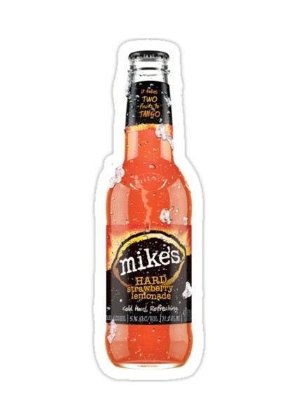 Mike'ın Sert Çilekli Limonata Sticker Araba Oto Arma Duvar Sticker Ev Dekoratif Çıkartma 15 Cm