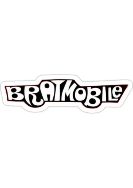 Bratmobile Logosu Isyan Grrrl 90'In Olympia Sticker Araba Oto Arma Duvar Sticker