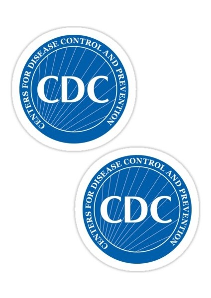 Hastalık Kontrol Ve Önleme Merkezleri (Cdc) Sticker Araba Oto Arma Duvar Sticker