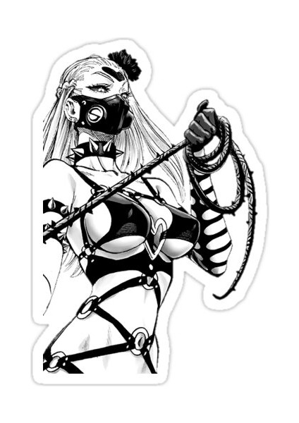 Canavar Prenses Sticker Araba Oto Arma Duvar Sticker Ev Dekoratif Çıkartma 15 Cm