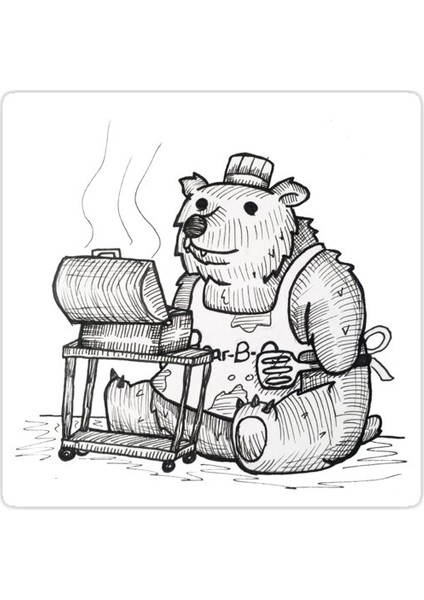 Ayı-Bq Sticker Araba Oto Arma Duvar Sticker Ev Dekoratif Çıkartma 15 Cm