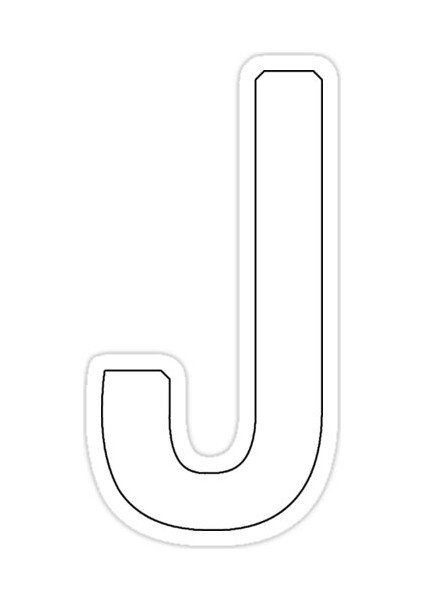 J Sticker Araba Oto Arma Duvar Sticker Ev Dekoratif Çıkartma 15 Cm