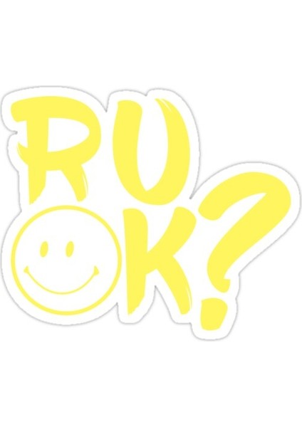 Iyi Misin? sticker Araba Oto Arma Duvar Sticker Ev Dekoratif Çıkartma 15 Cm
