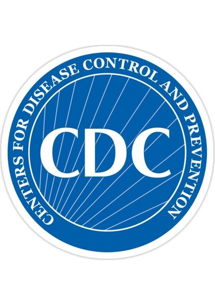 Hastalık Kontrol Ve Önleme Merkezleri (Cdc) Sticker Araba Oto Arma Duvar Sticker