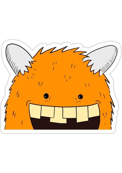 Q Canavar Sticker Araba Oto Arma Duvar Sticker Ev Dekoratif Çıkartma 15 Cm