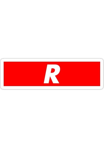 R Sticker Araba Oto Arma Duvar Sticker Ev Dekoratif Çıkartma 15 Cm