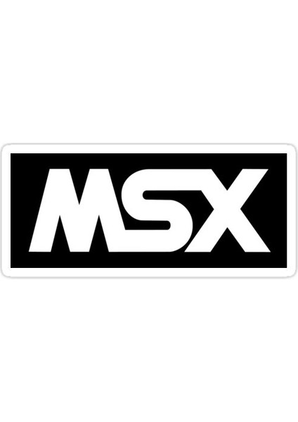 Msx Sticker Araba Oto Arma Duvar Sticker Ev Dekoratif Çıkartma 15 Cm