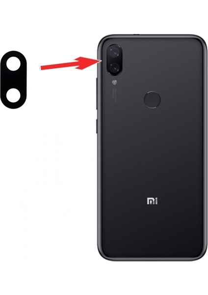 Xiaomi Mi Play Arka Kamera Lens Cam