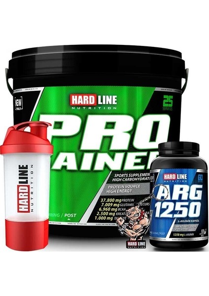 Hardline Progainer 5000 gr + Arg 1250 Kombinasyonu