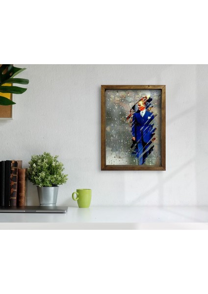 Gift Atatürk Tasarımlı Doğal Masif Ahşap Çerçeveli Tablo2 modelleri