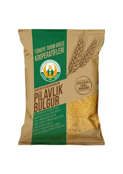 Tarım Kredi Kooperatifleri Türkiye Tarımkredi Kooperatifi Pilavlık Bulgur 2500 gr