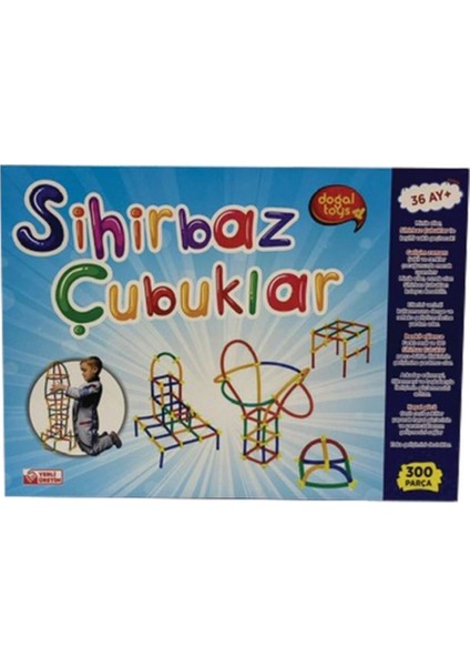 Torutoys Sihirbaz Bambu Çubukları 300 Parça