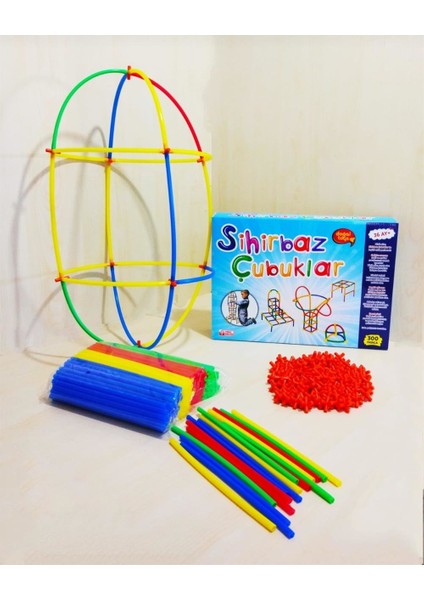 Torutoys Sihirbaz Bambu Çubukları 300 Parça fiyatları