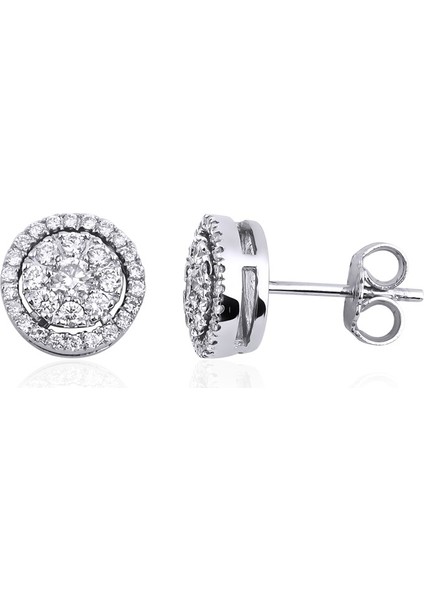 0,55 Karat Pırlanta Küpe